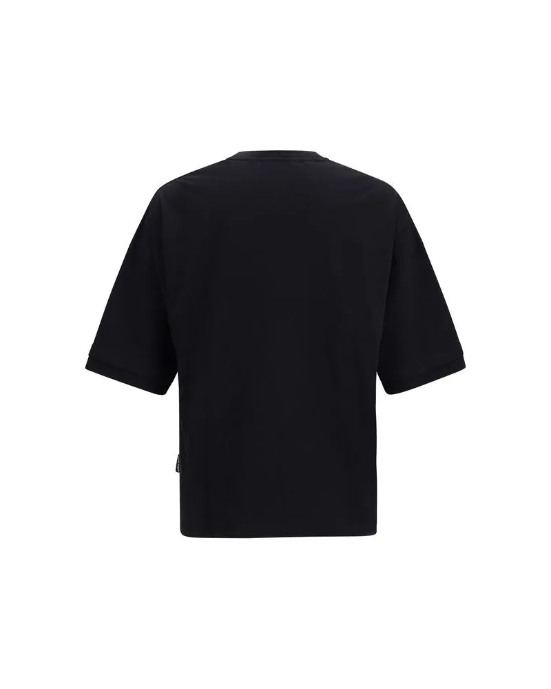 Palm Angels Men Black Cotton Sportswear Clothing Black