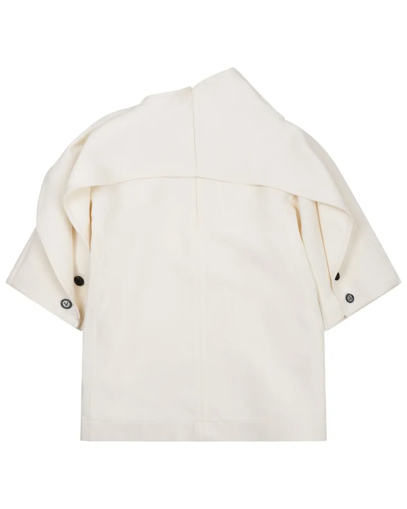 Bottega Veneta Wool Knit Sweater — Ivory Ivory
