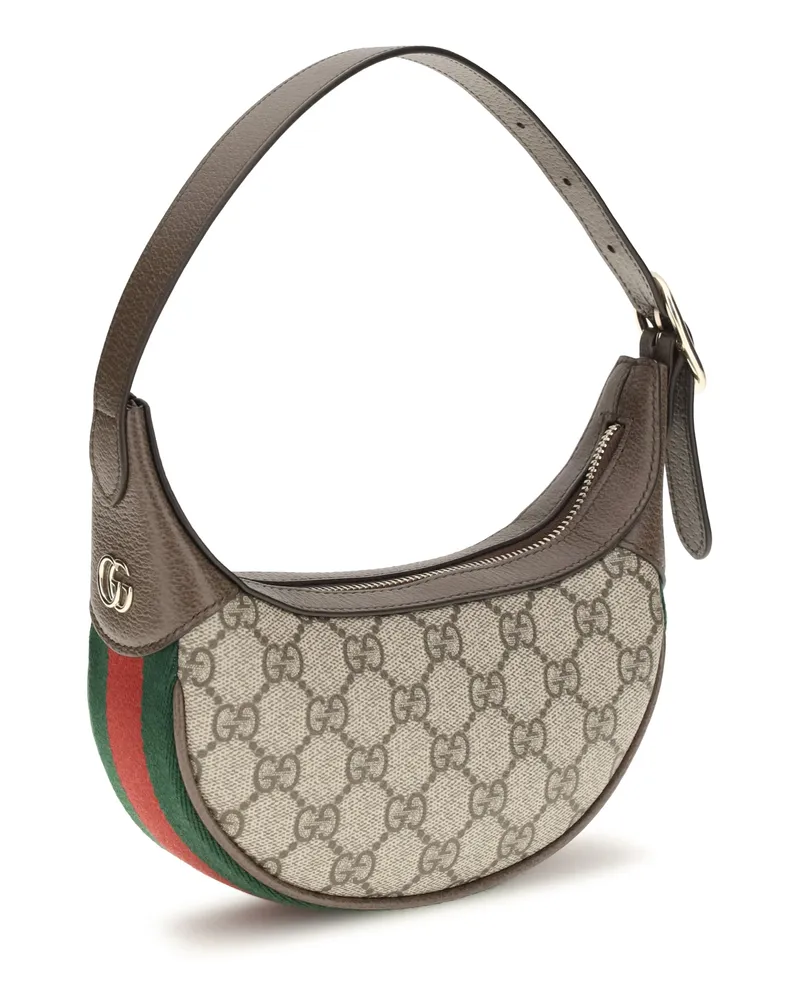 Gucci Women's Small Ophidia Shoulder Bag Old B.eb-N.acero-Vrv Fabric B.eb/n.acero/vrv Beige