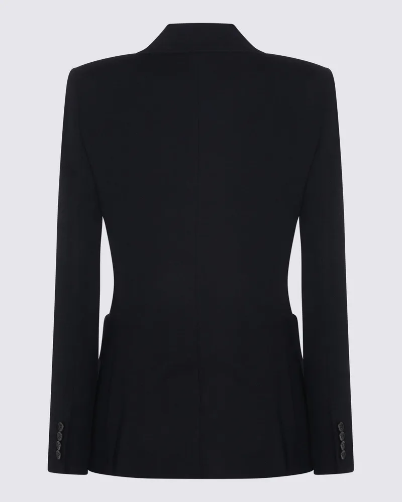 Max Mara Women's Jackets Blu Marino _wv Black