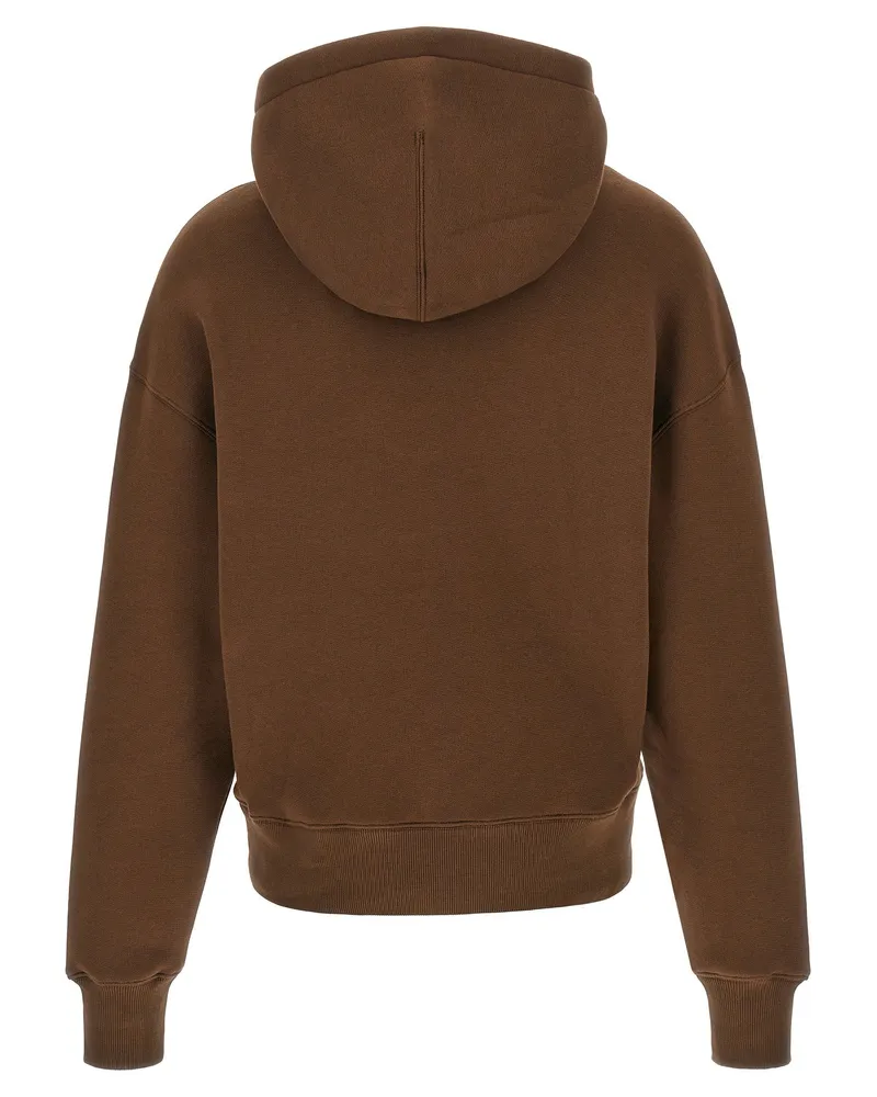 AMI Paris Hoodie — Brown Brown