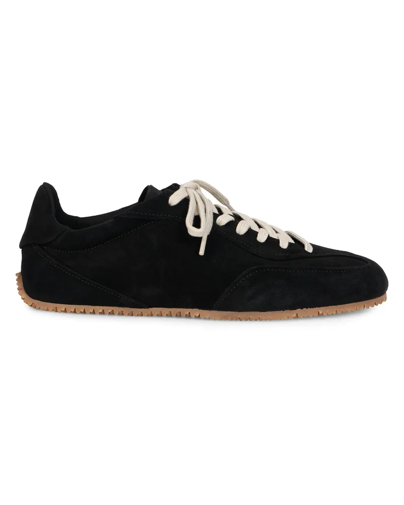 Axel Arigato Suede Low-Top Sneaker — Black Black