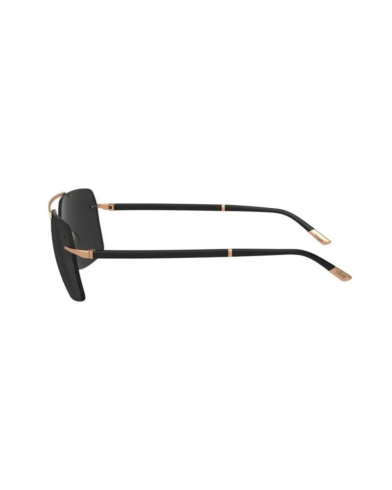 Silhouette Unisex Sunglasses Grey Metal Titan Grey