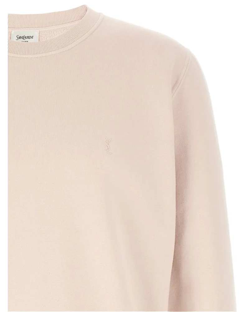 Saint Laurent Cassandre Sweatshirt — Beige Beige