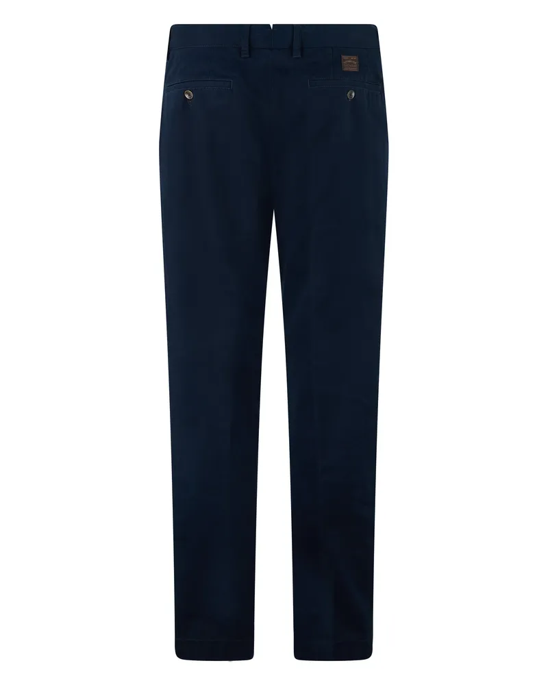 Slowear Stretch Cotton Chinos — Blue Blue