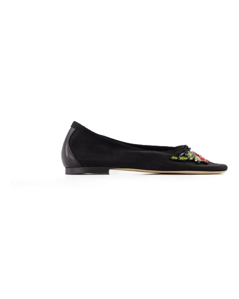 Simone Rocha Women's Mesh Ballerinas -  Black Others Shoes Flat-Shoes Black