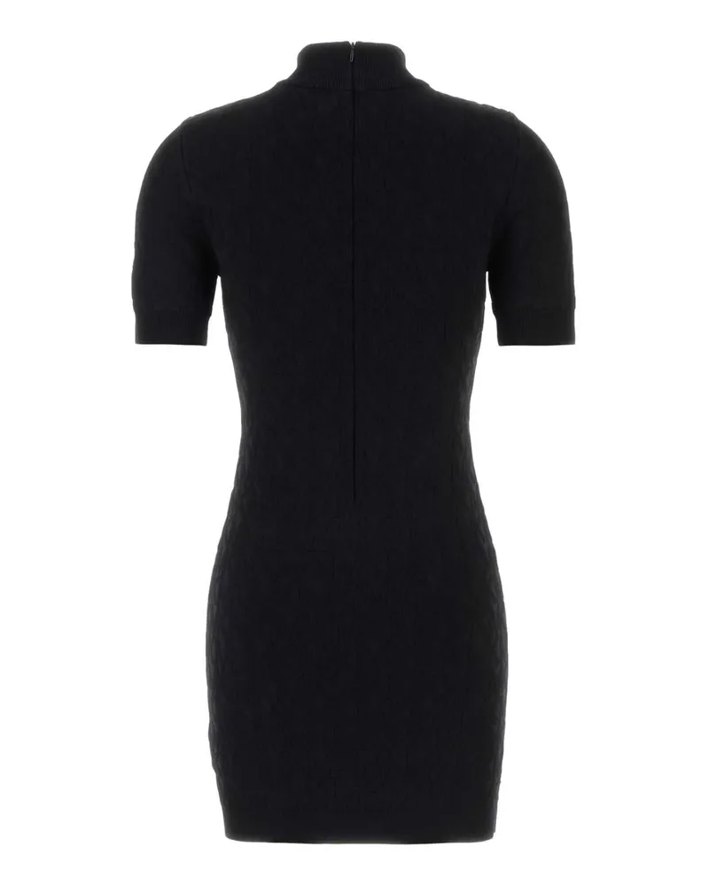 Michael Kors Women's Black Knit Mini Dress Exterior: Viscose Polyester Abiti Black