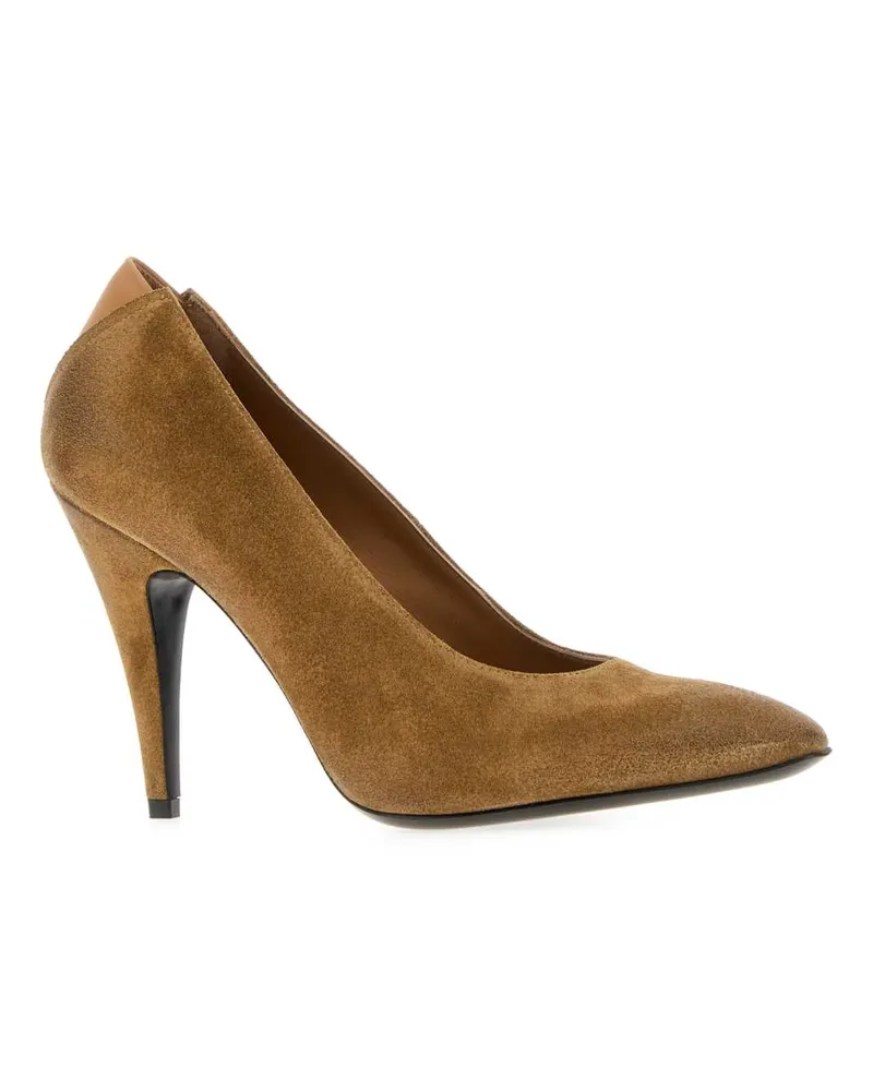 Jil Sander Alma Pump — Brown Brown