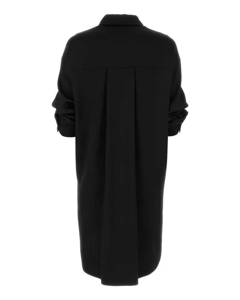 Loewe Women's Shirt Dress Black Silk Black