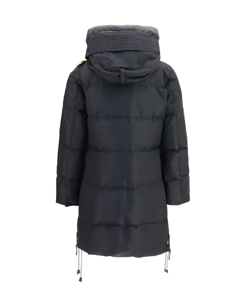 Parajumpers Women's Black Goose Down Full-Length Jacket Clothing Black