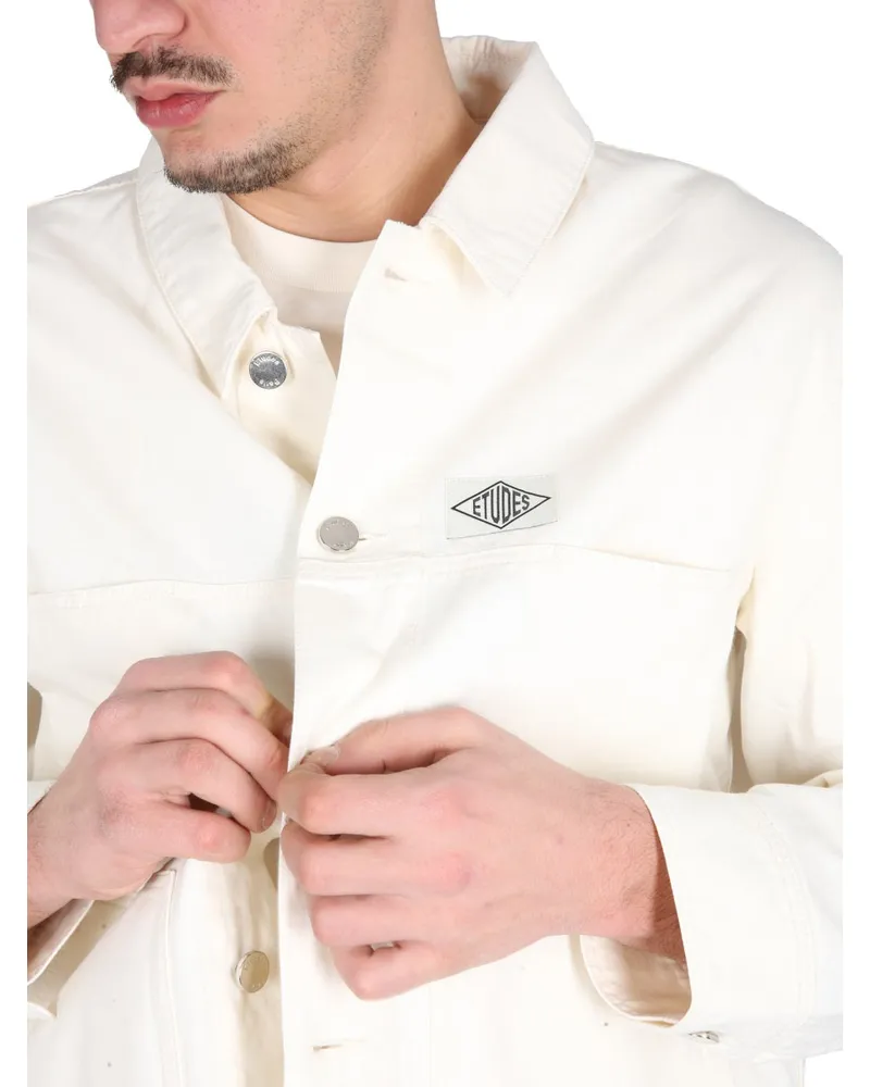 Études Studio Cotton Shirt Jacket — White White