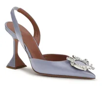 Women's Begum Slingback Pumps Lilac-Grey Lilac/grey High Heel Shoes