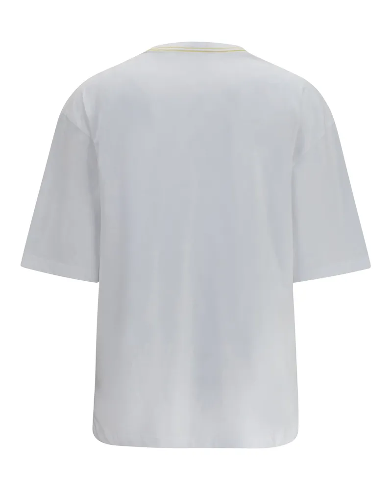 Jacquemus Embroidered Sailboat Graphic T-Shirt — White White