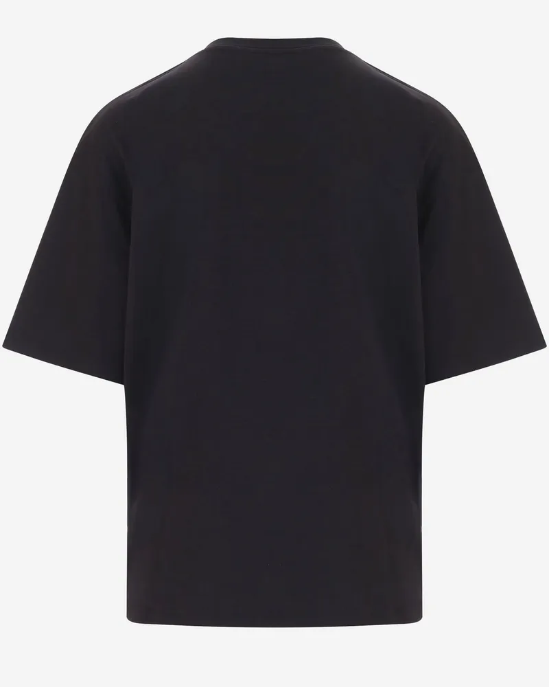 Just Cavalli Logo-Print Graphic T-Shirt — Black Black