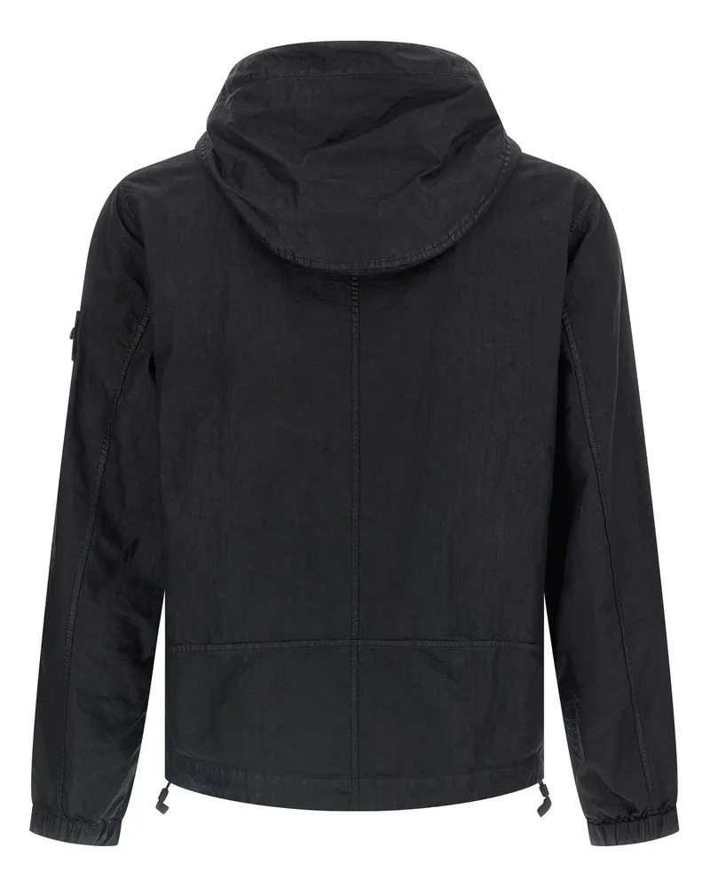 Stone Island Men's Black Polyamide Shell Jacket Clothing Black