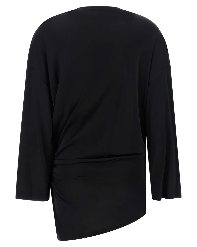 ATTICO Women's Black Viscose Short Dress Black