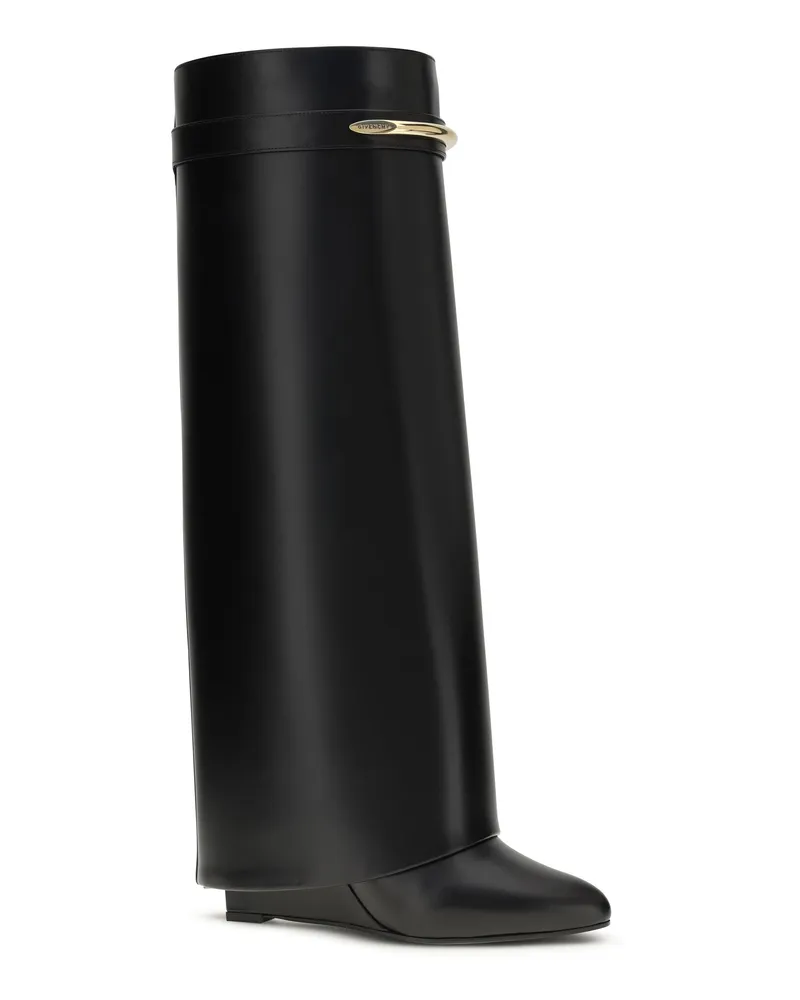 Givenchy Women's Leather Shark Boots Black Black