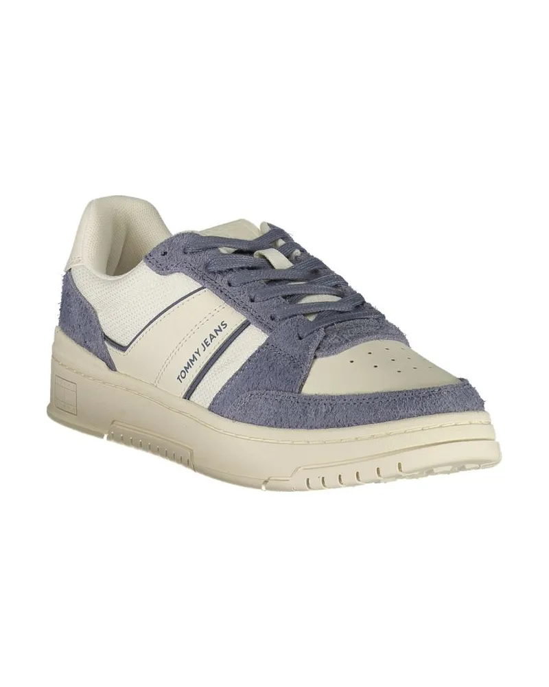 Tommy Hilfiger Colour-Block Leather Sneaker — White White