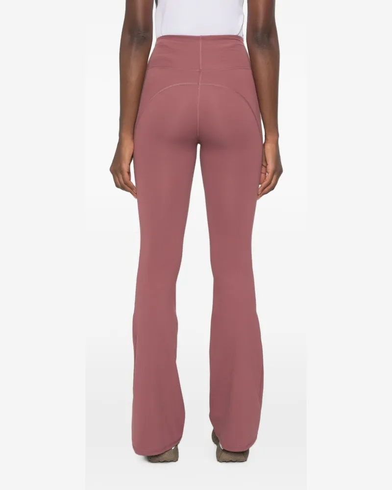 adidas Flared Technical Leggings — Burgundy Burgundy