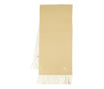 Cashmere with EKD Emblem Scarf — Beige