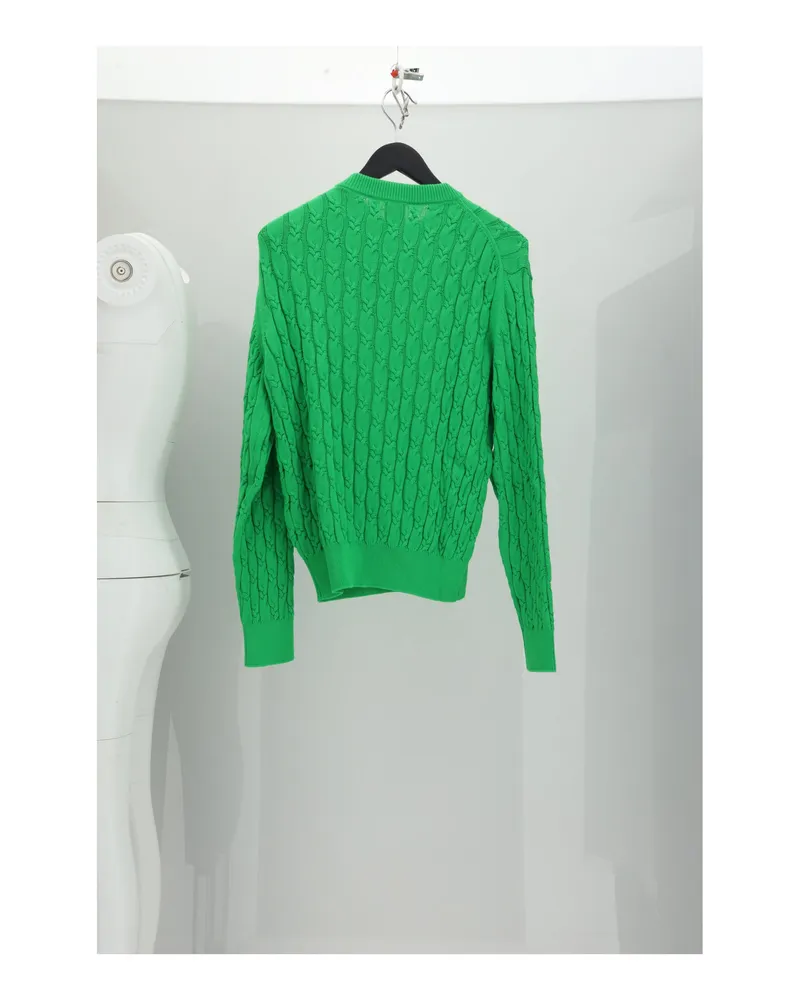 Dior Men's Knit Sweater Cotton Green Green