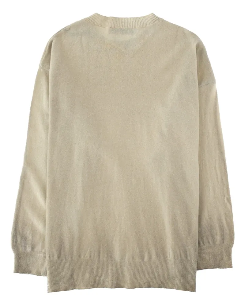 Our Legacy Slant Sweater — Beige Beige