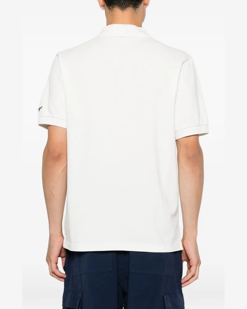Kenzo Tiger-Patch Polo — White White
