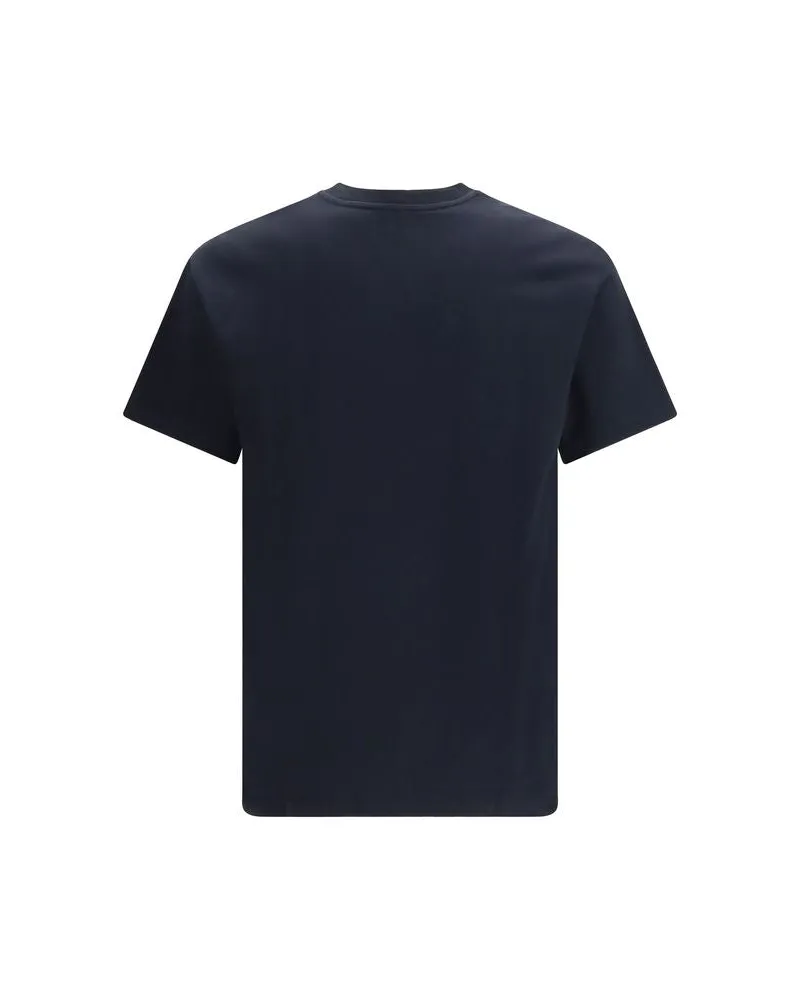 Givenchy Men Blue Cotton T-Shirt Navy