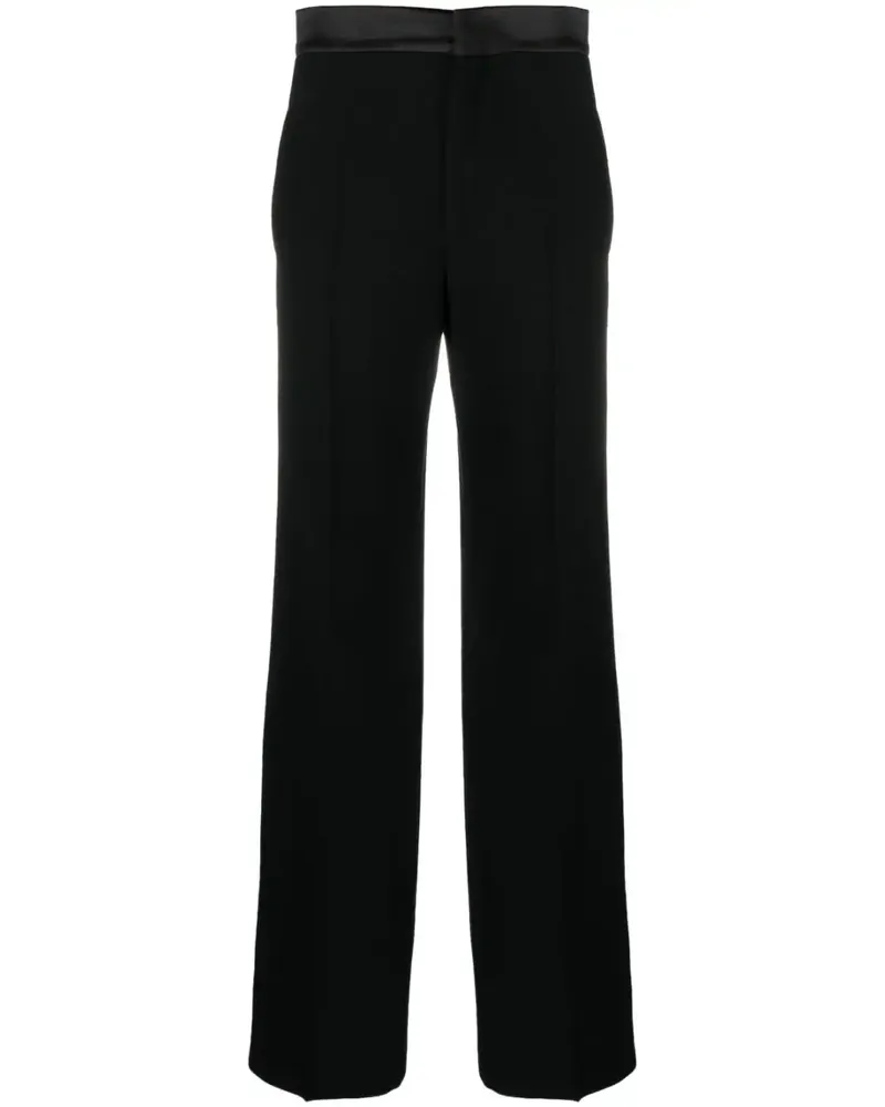 Chloé High-Waisted Tuxedo Trousers — Black Black