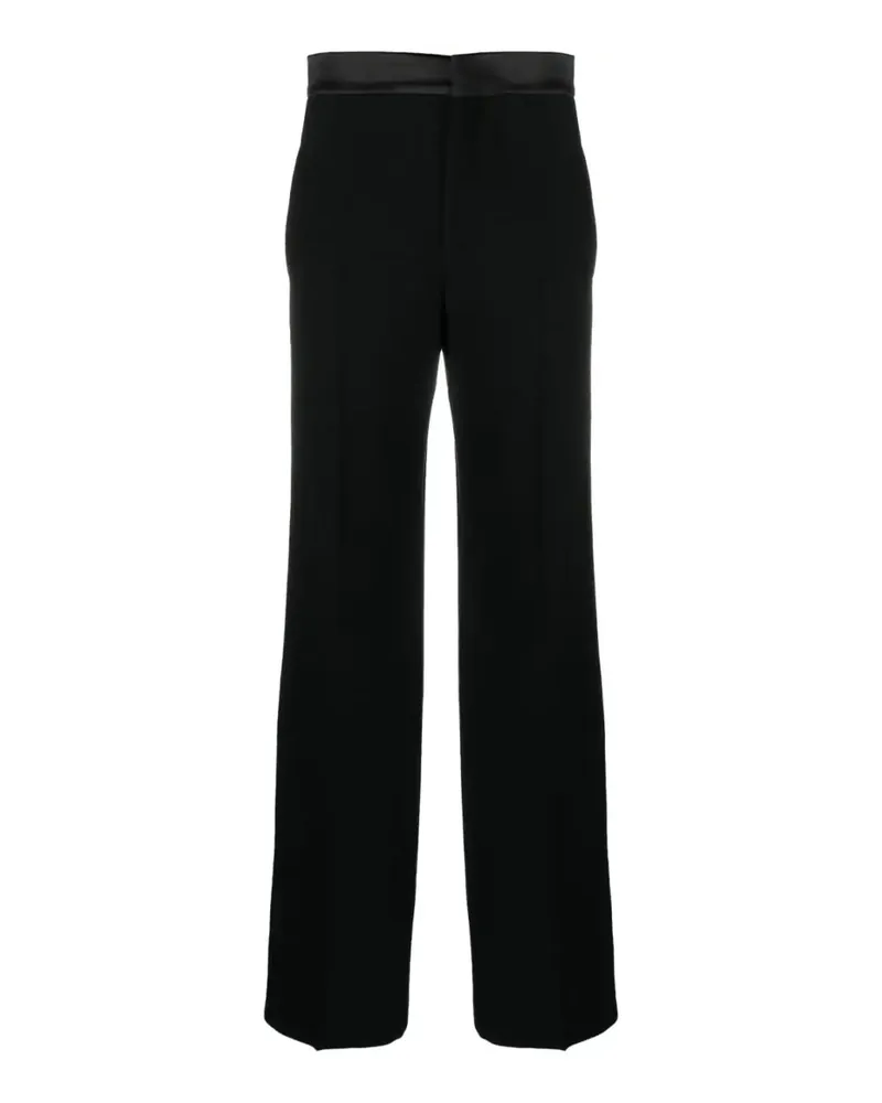 Chloé High-Waisted Tuxedo Trousers — Black Black