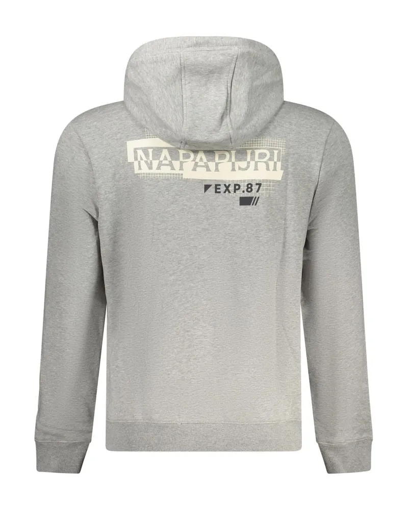 Napapijri Cotton-blend Hoodie — Gray Gray