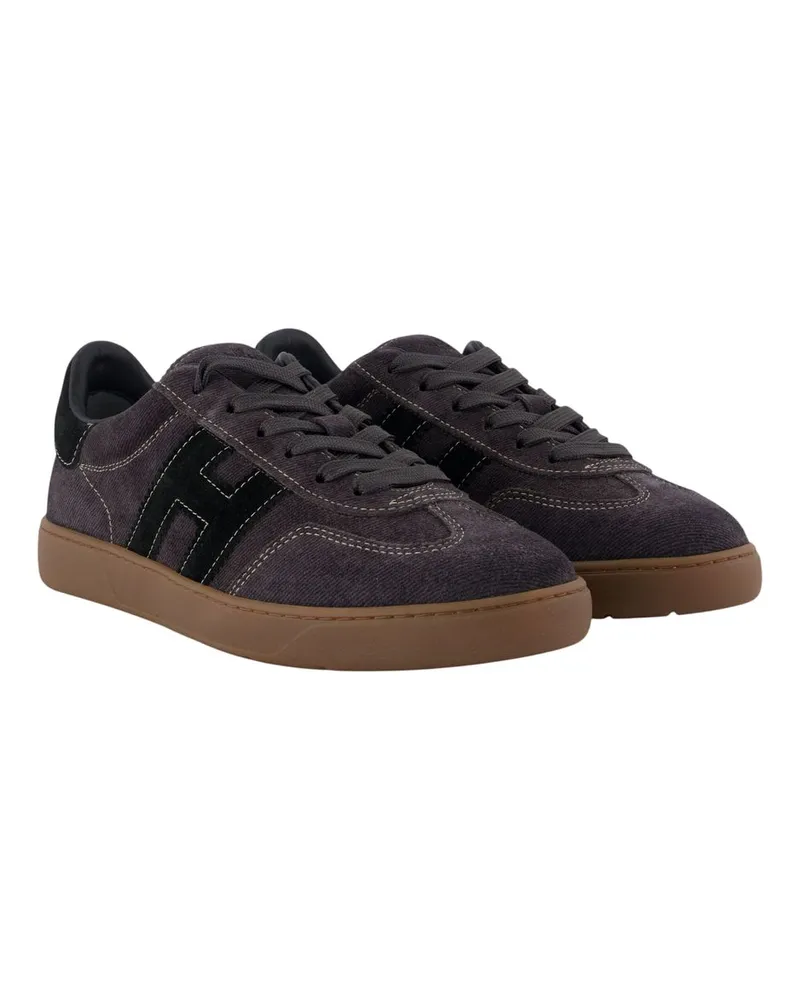Hogan Cool Allacciato H Sneakers — Black Black
