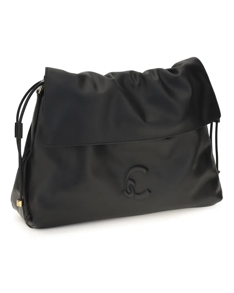 Coccinelle Women's Medium Lidia Shoulder Bag Noir Calf Leather Bos Taurus Black
