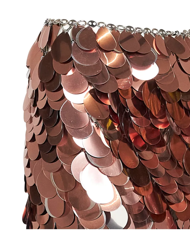Paco Rabanne Plastic Disc Skirt — Pink Pink