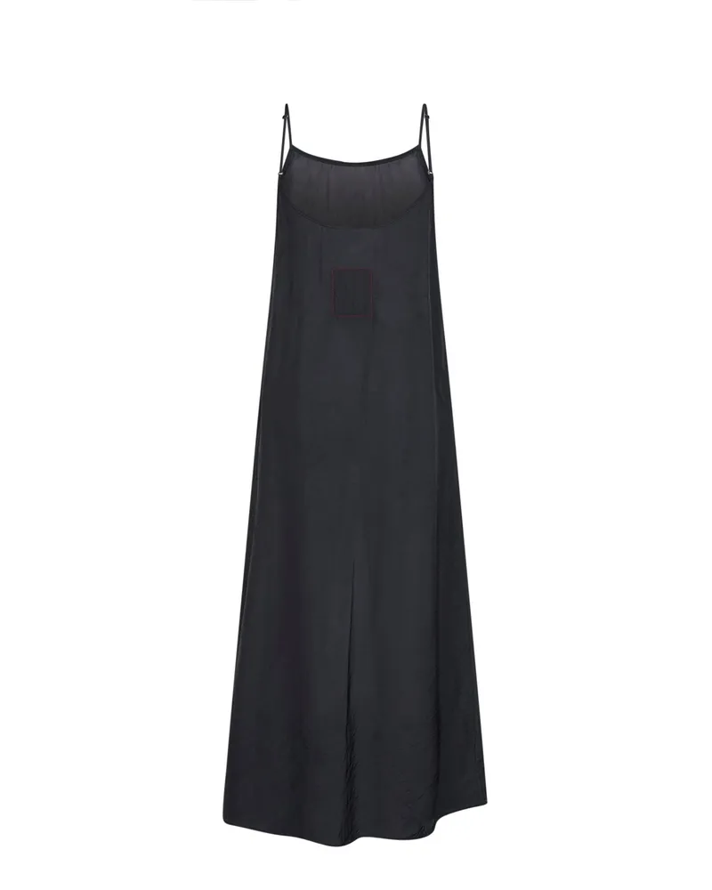 Uma Wang Women Navy Blue Viscose Anaya Midi Dress Navy