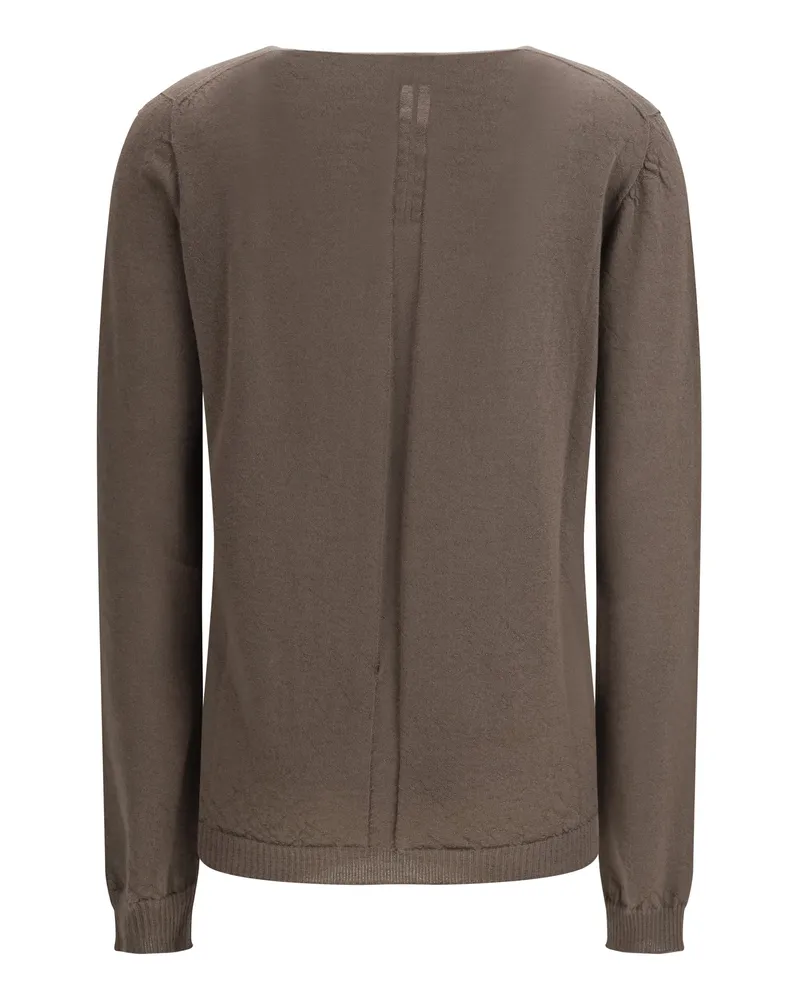 Rick Owens Women's Sweater Temple Extreme Dust Wool (ovis Aries Gray