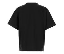 Graphic Print Cotton T-shirt — Black