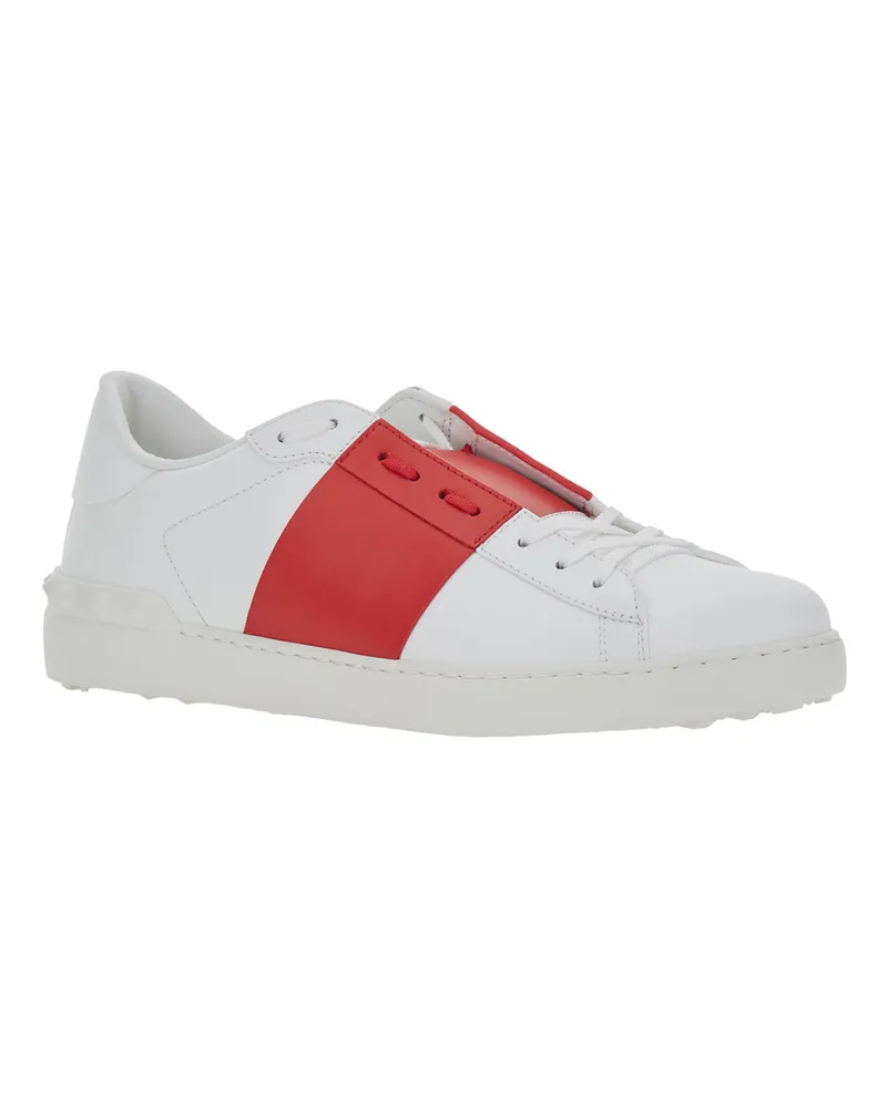 Valentino Garavani Men's Sneakers Low-Top White Calfskin Trainers White