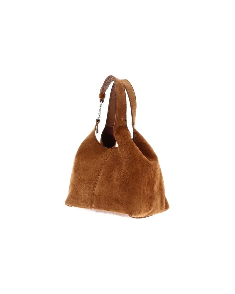 Coccinelle Women's Top Handle Bag Cognac Bovine Leather - Top-Handle-Bags Brown