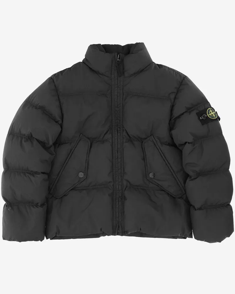 Stone Island Boys' Down Jacket Nylon Black Black