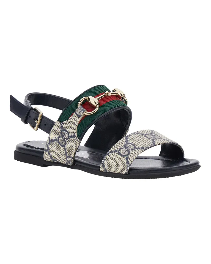 Gucci Boys' Sandals, Plastic Upper, Blue Polyurethane Multicolor