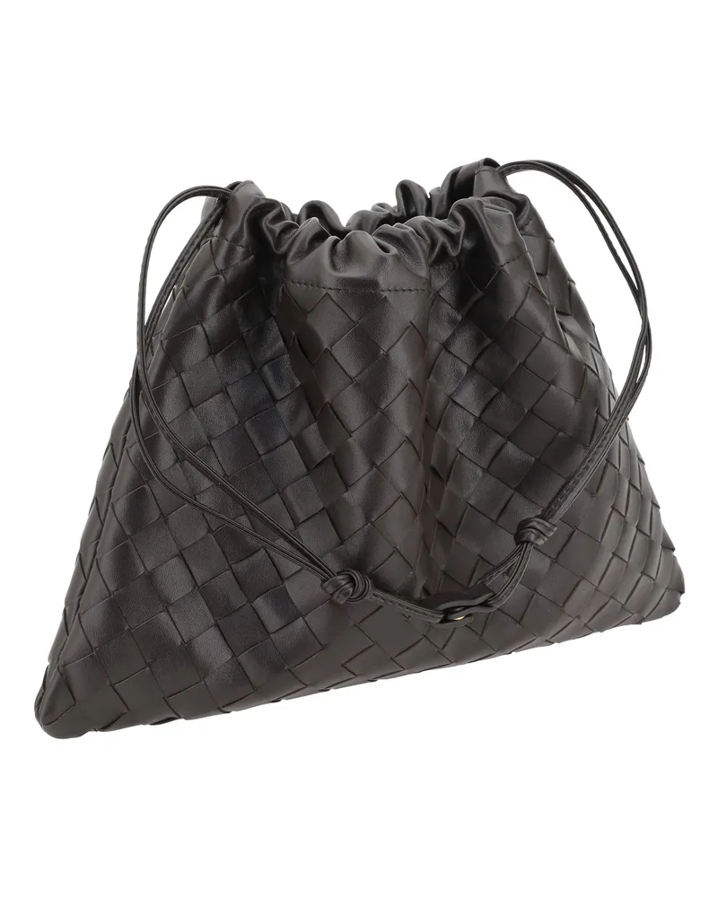 Bottega Veneta Women's Leather Clutch Bag Fondant Gold Make Up Gold