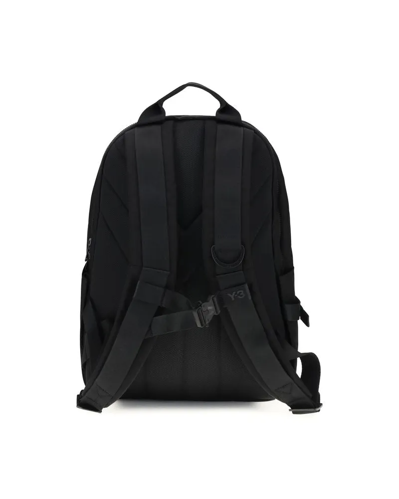 Y-3 Nylon Backpack — Black Black