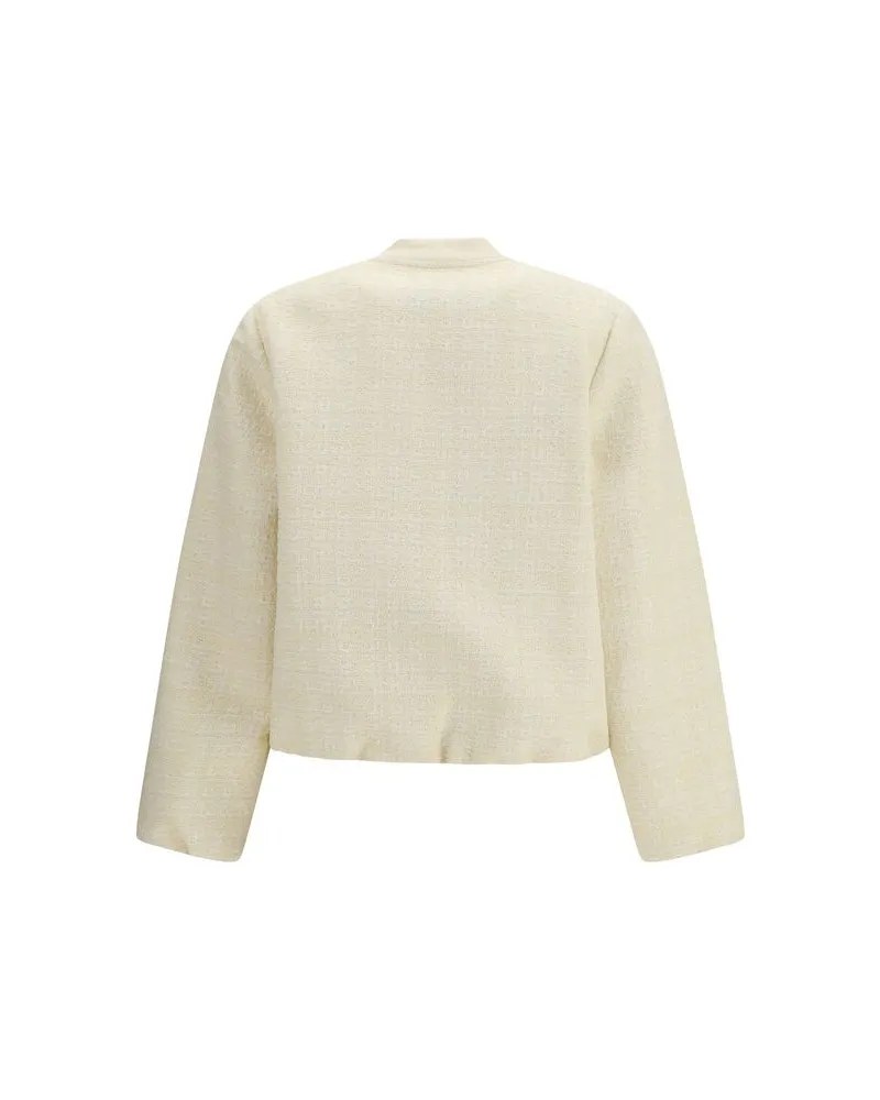 Gucci Women's Beige Cotton Bomber Clothing Beige