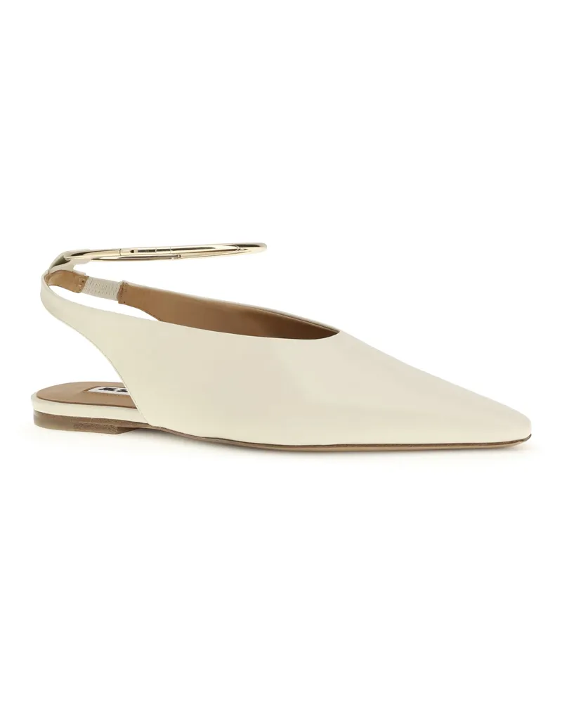 Jil Sander Ring Flat — Beige Beige