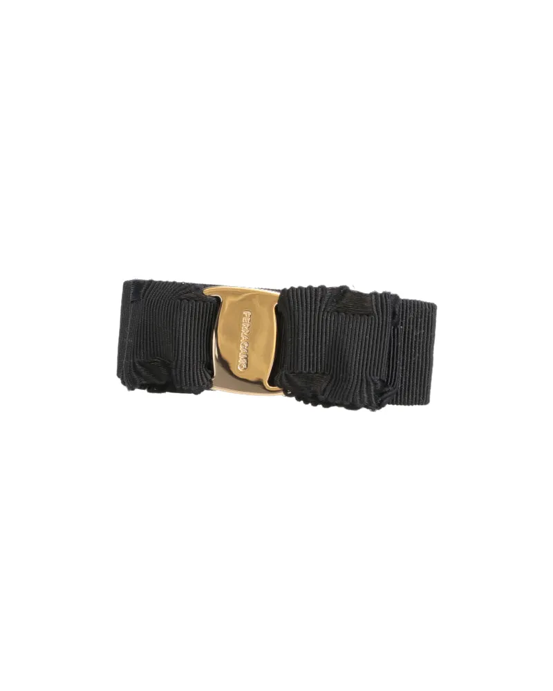 Ferragamo Women's Accessories Black Cotton Black