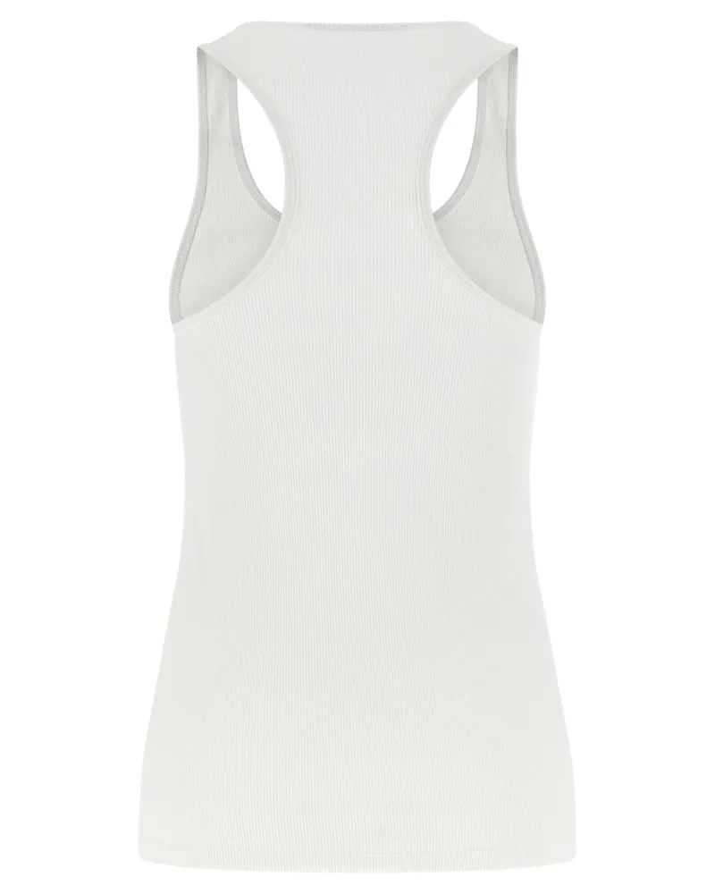 Stella McCartney Women's White Cotton Tank Tops White