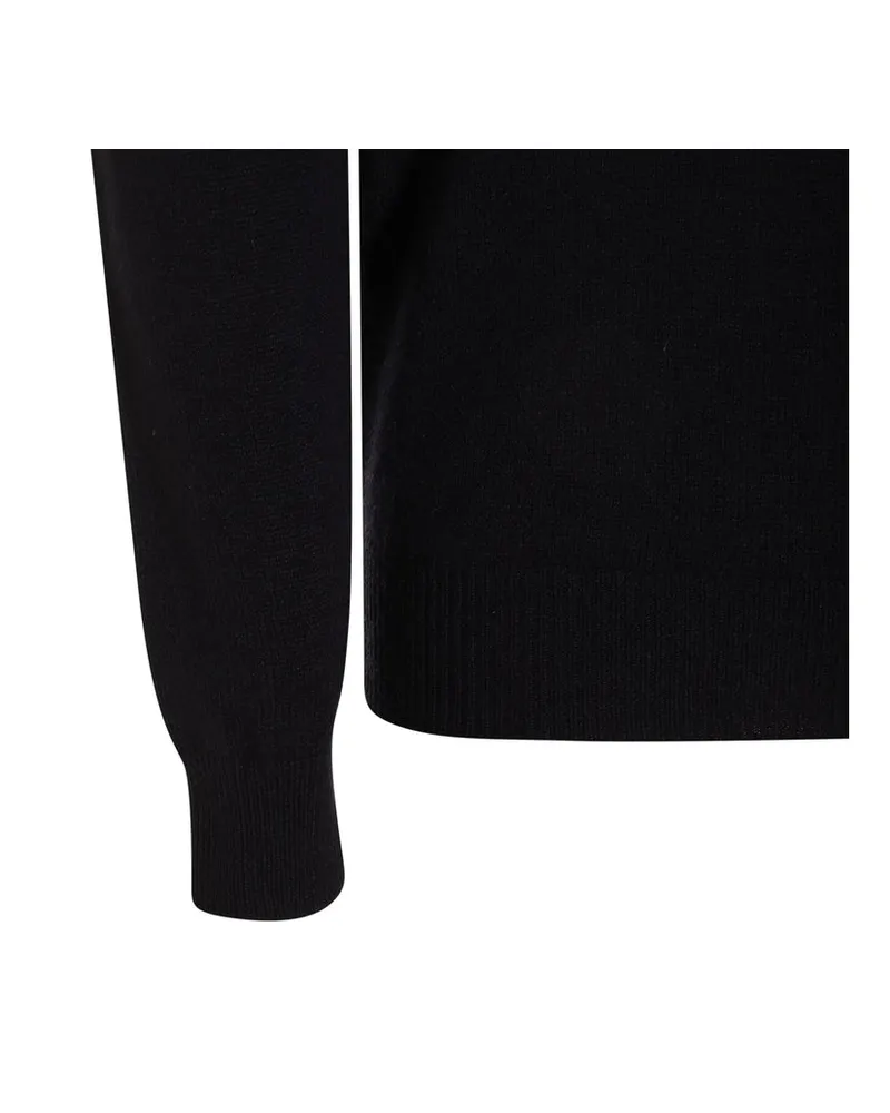 Malo Cashmere Turtleneck Sweater — Blue Blue