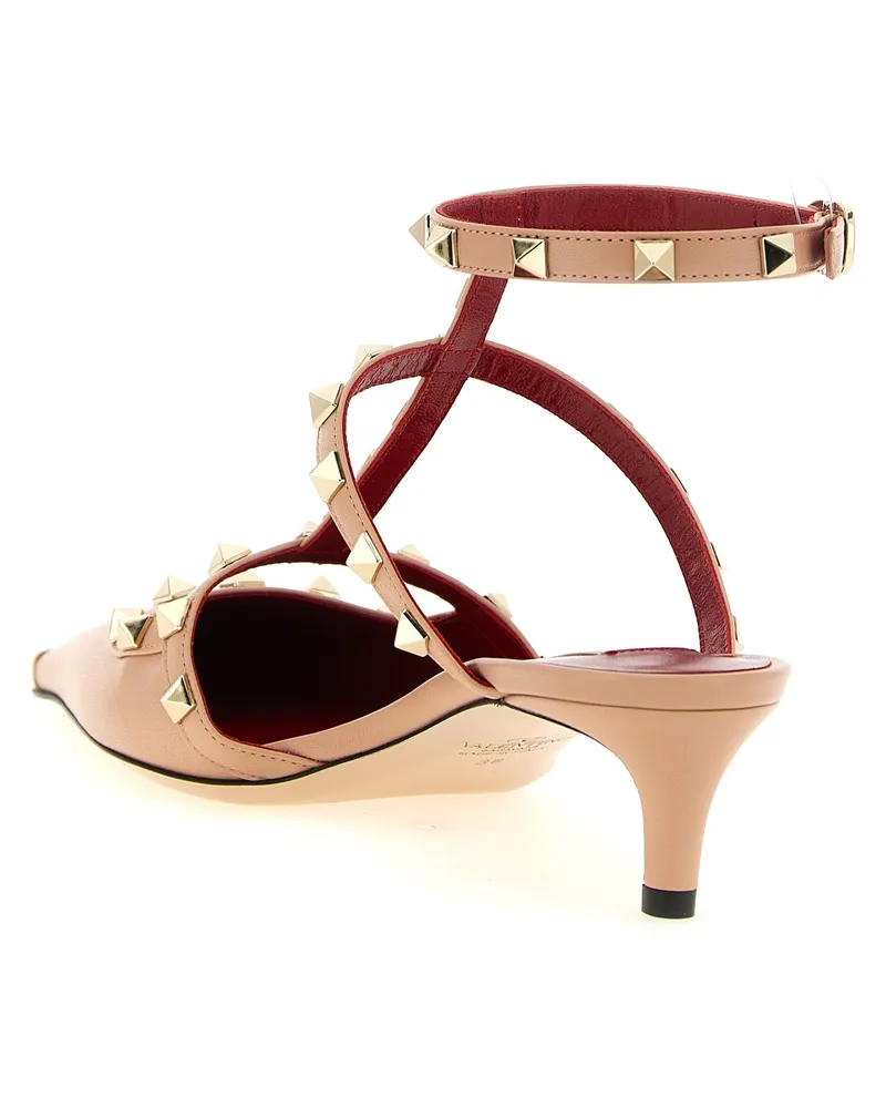 Valentino Garavani Rockstud Pump — Beige Multicolor