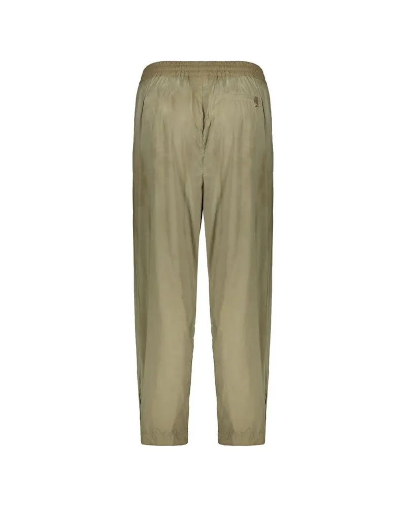 Herno Women's Bicolor Elastane Athletic Pants Beige